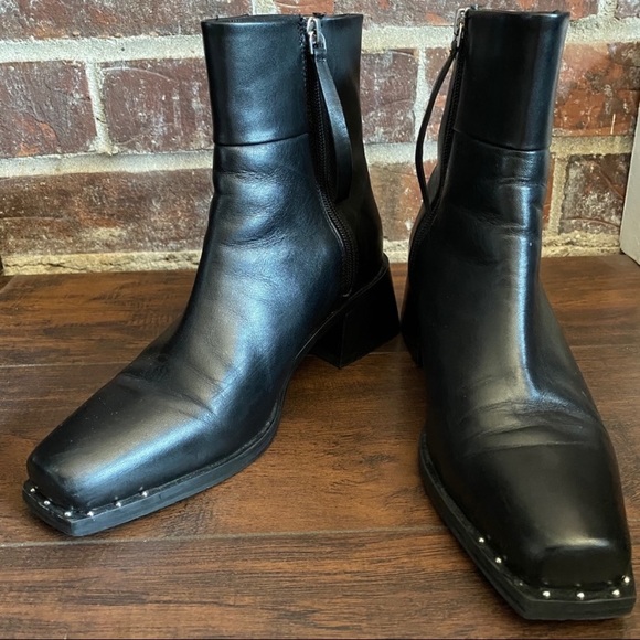 topshop square toe boots